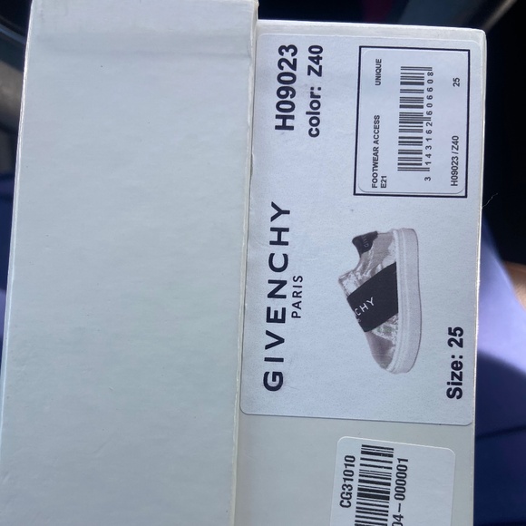 Toddler givenchy sneakers real authentic from child play clothing site
